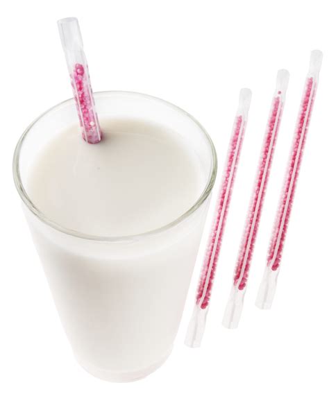 Milk magic straw in close proximity
